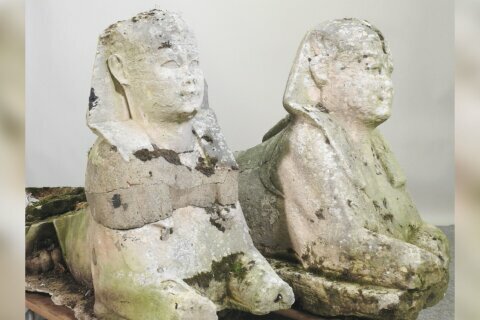 Garden statues turn out to be ancient Egyptian relics, selling for $265,000