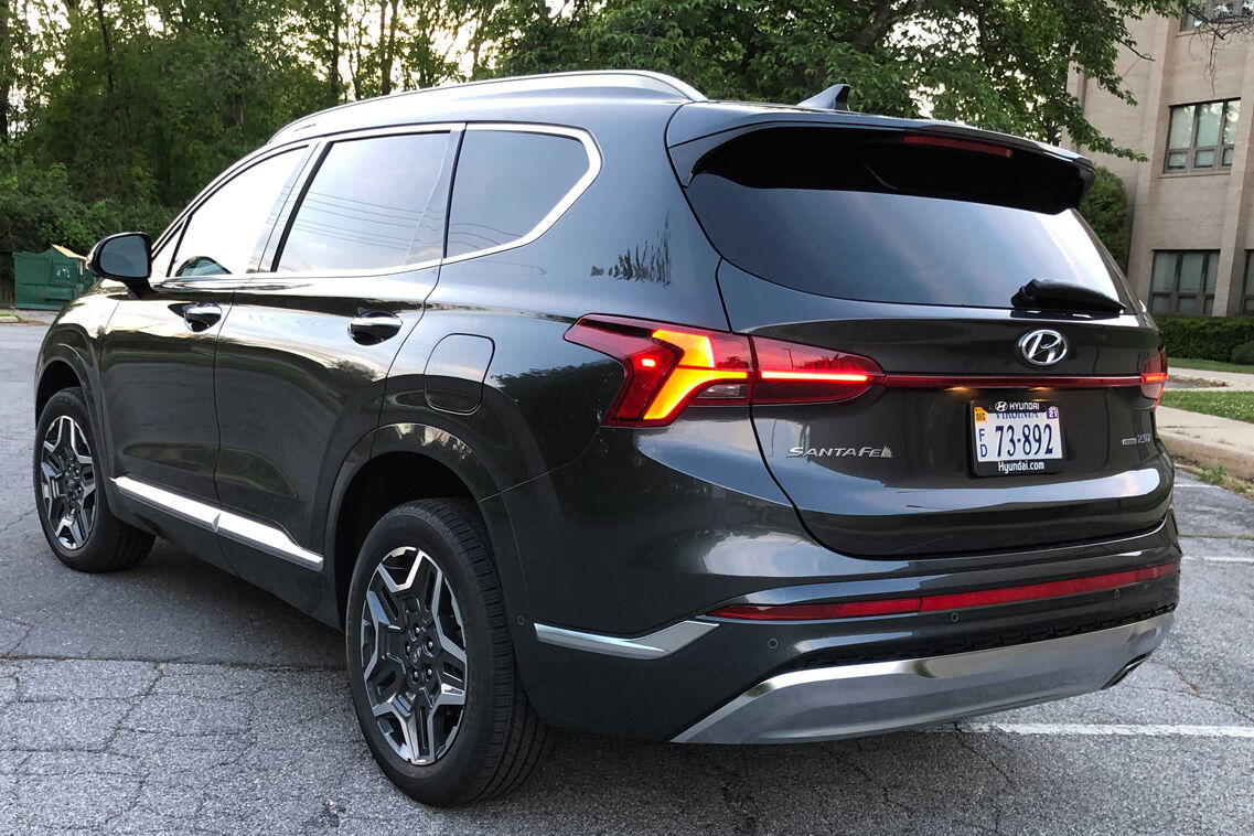 Exterior of Hyundai Santa Fe