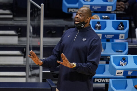 Mohammed scores 14 to lift Georgetown past American 79-57