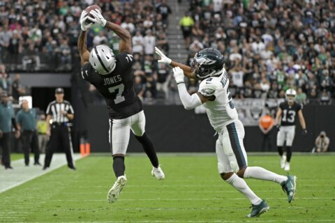 Jones’ wide receiver role expands to starter for Raiders