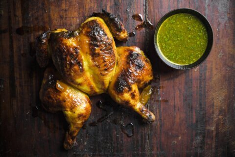 The secret to beautifully glazed roast chicken