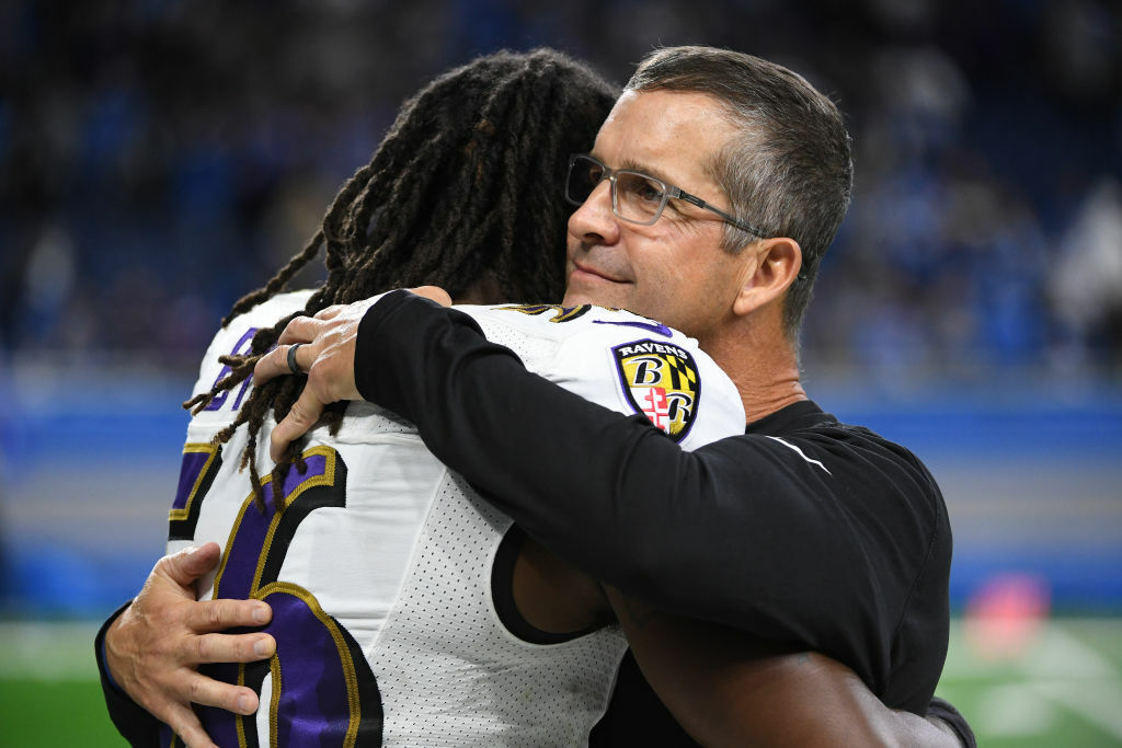 <p><strong>Coach of the Year: John Harbaugh</strong></p>
<p>Baltimore had as many as 17 players on injured reserve — including damn near the entire running back core — yet the 6-2 Ravens lead their division and have a legit shot at home-field advantage, thanks in part to finally beating the Kansas City Chiefs. If Baltimore makes a deep playoff run with a washed up Le&#8217;Veon Bell lined up in the backfield, this will be Harbaugh&#8217;s most impressive coaching job yet.</p>
<p><em>Honorable mention: Mike Vrabel, Kliff Kingsbury, Mike Tomlin, Rich Bisaccia </em></p>

