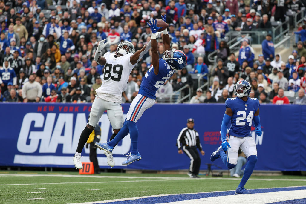 <p><b><i>Raiders 16</i></b><br />
<b><i>Giants 23</i></b></p>
<p>Let&#8217;s just call this game reinforcement of the Dave Preston Corollary. I don&#8217;t know what Las Vegas did to keep getting scheduled for East Coast 1 o&#8217;clock kickoffs (they had back-to-back such games late last season and would have lost them both if <a href="https://www.youtube.com/watch?v=rXdXN2XdgyU" target="_blank" rel="noopener">Gregg Williams hadn&#8217;t committed coaching malfeasance</a>) but these games are the bane of the Raiders&#8217; existence — and caps a miserable week for an overwhelmingly troubled organization.</p>

