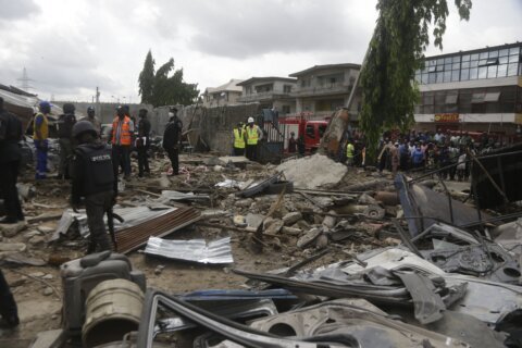 Gas explosion in Nigeria’s Lagos kills 5, including a child