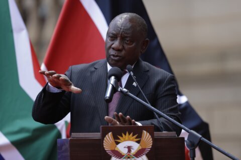 South African president tests positive for COVID, mildly ill