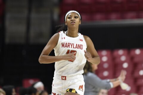 Reese leads No. 17 Maryland women past Michigan State 67-62
