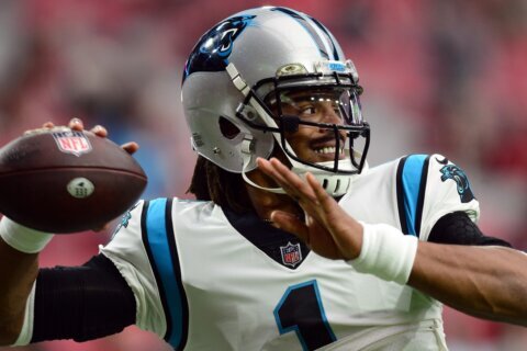 Cam Newton screams ‘I’m back!’ after scoring TD for Panthers
