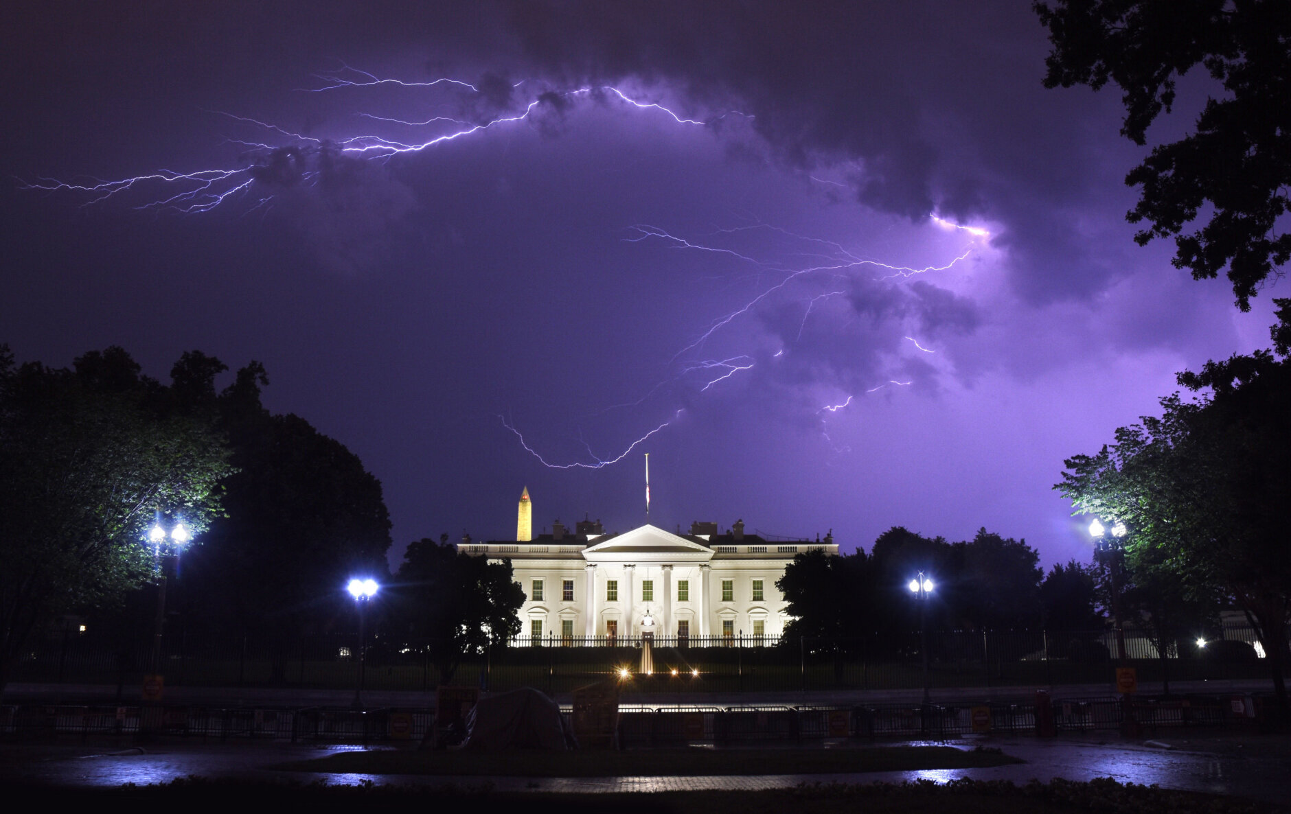 <h3>Deadly lightning strike</h3>
<p>Three people were tragically struck by lightning and killed near the White House on Aug. 4. A fourth person was struck and injured but survived.</p>
<p>Powerful, drenching storms developed over the close-in Virginia suburbs during the evening and moved into D.C. around 7 p.m.</p>
<p>The Metropolitan Police Department confirmed James Mueller, 76, and Donna Mueller, 75, a retired couple from Janesville, Wisconsin, along with 29-year-old Brooks A. Lambertson of Los Angeles, California, <a href="https://wtop.com/dc/2022/08/4-people-in-critical-condition-after-lightning-strike-near-white-house/">died</a>. They were struck by lightning while standing near a tree in Lafayette Park, a D.C. Fire and EMS spokesman said.</p>
<p>A fourth person, Amber Escudero-Kontostathis, was struck but survived. Escudero-Kontostathis later <a href="https://www.nbcwashington.com/news/local/not-gonna-waste-my-second-chance-woman-who-survived-dc-lightning-strike-shares-story/3135788/">told NBC Washington</a> that she was not sure why she pulled through, but she definitely is &#8220;not going to waste my second chance at life.&#8221;</p>
<p>The National Weather Service says being underneath a tree is the second leading cause of <a href="https://www.weather.gov/iln/lightningsafetyweek">lightning casualties</a>. If thunder is heard or lightning is seen, the safest place to be is inside a large enclosed structure with plumbing and electrical wiring. If no buildings are available, a metal vehicle such as a car, van or bus is a suitable alternative.</p>
