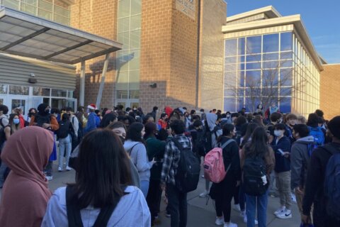 Fairfax High School students stage walkout to support student they say was target of Islamophobic attack