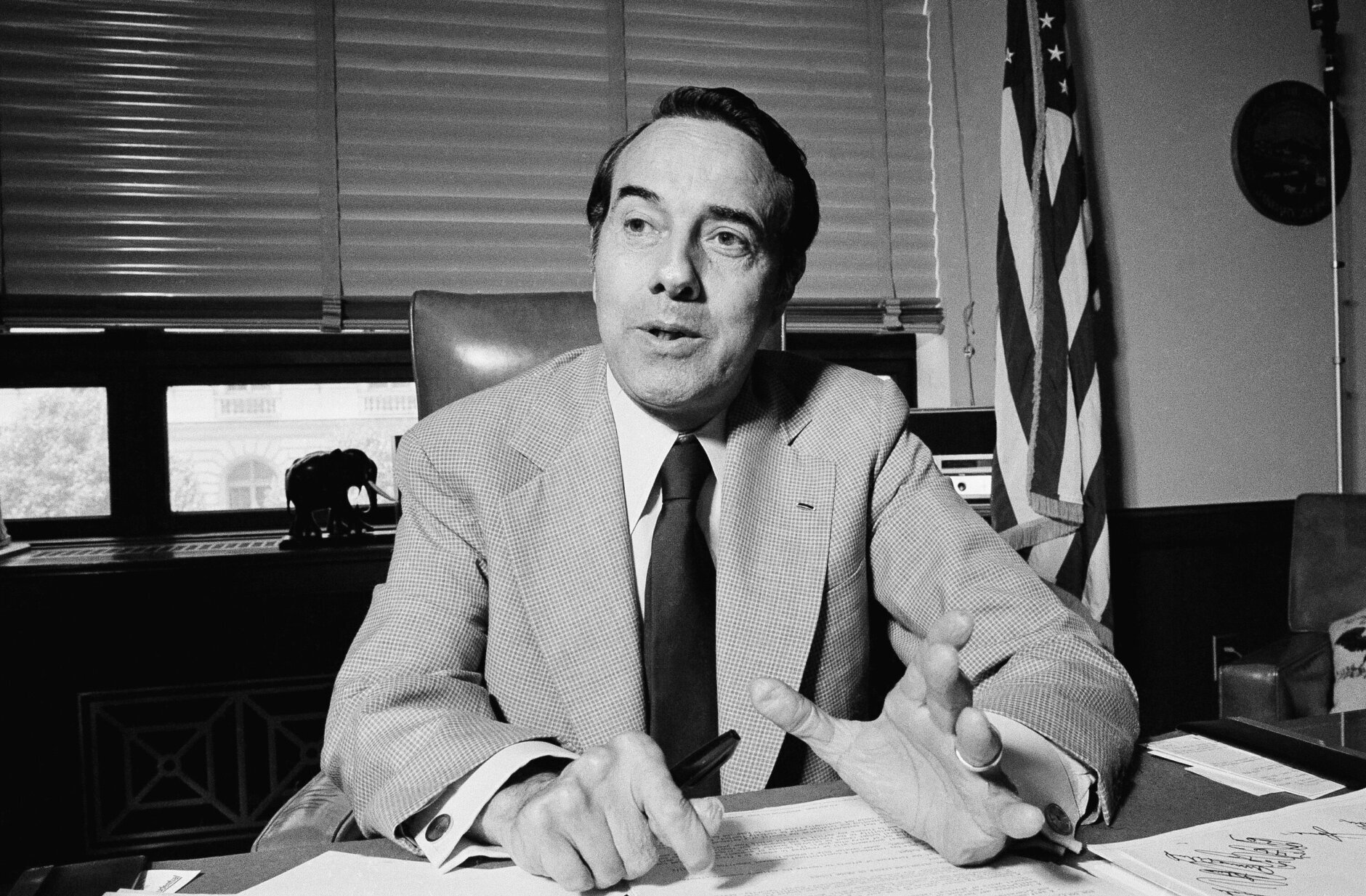 Kansas Senator Robert Dole in May 7, 1979 in Washington.   (AP Photo/Charles Harrity)