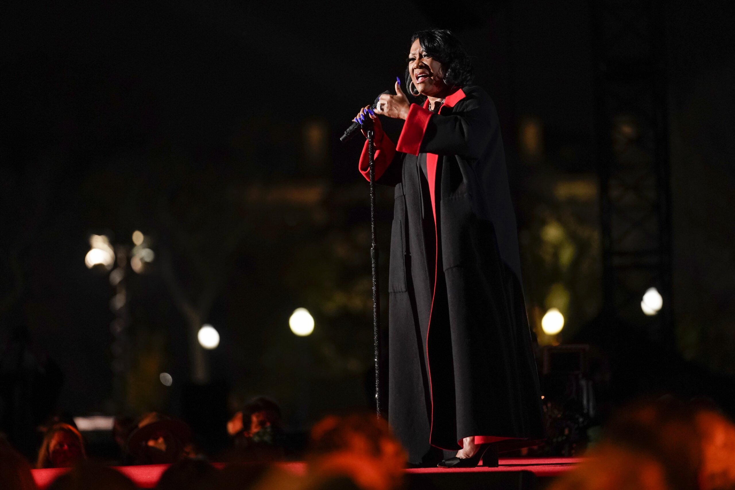 Patti LaBelle is rushed off the stage during a concert in Milwaukee due