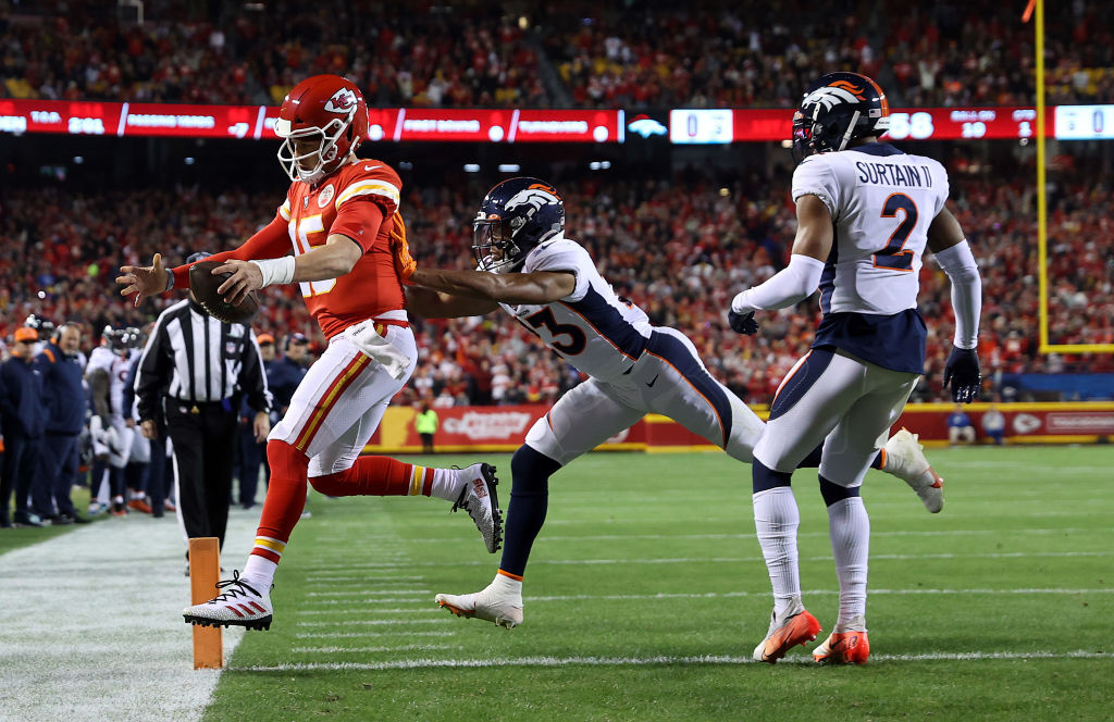 <p><em><strong>Broncos 9</strong></em><br />
<em><strong>Chiefs 22</strong></em></p>
<p>Is there a safer bet than Andy Reid after a bye? He&#8217;s now 20-3 and hasn&#8217;t lost such a game since 2017.</p>
