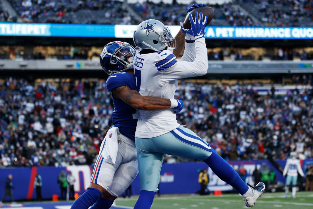 <p><em><strong>Cowboys 21</strong></em><br />
<em><strong>Giants 6</strong></em></p>
<p>Thirteen offensive touchdowns and 17 defensive takeaways. <a href="https://www.dallascowboys.com/news/dak-loses-wager-on-another-low-scoring-day" target="_blank" rel="noopener">The Dallas D is winning bets</a> and games for the Cowboys but Dak and the offense better wake up or else their inevitable playoff trip will be a short one (again).</p>
