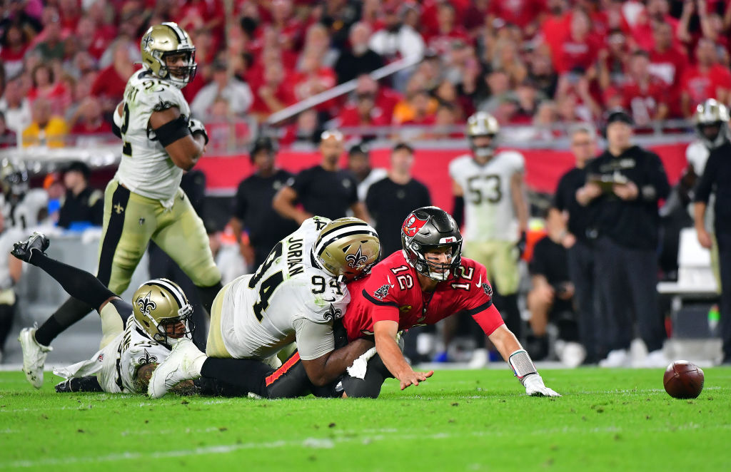 <p><em><strong>Saints 9</strong></em><br />
<em><strong>Bucs 0</strong></em></p>
<p>Fifteen years and 255 straight starts. That&#8217;s how far you have to go back to find the last time Tom Brady was shut out and it&#8217;s only the third time it&#8217;s happened. New Orleans did this without scoring a touchdown and with their head coach out with COVID. The Saints now have the inside track on the last NFC wild card and three winnable games to finish the season so Washington now officially has to win out for a legit shot at the playoffs.</p>
