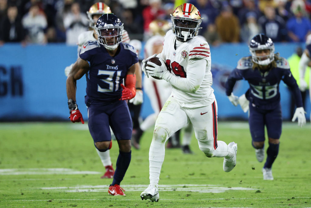 <p><em><strong>49ers 17</strong></em><br />
<em><strong>Titans 20</strong></em></p>
<p>Who cares <a href="https://profootballtalk.nbcsports.com/2021/12/25/john-lynchs-supposedly-inadvertent-like-of-tweet-disparaging-jimmy-garoppolo-makes-waves/" target="_blank" rel="noopener">what John Lynch thinks of Jimmy G</a>? San Fran traded up for his replacement so they&#8217;re obviously moving on from the quarterback who&#8217;s been more handsome than productive.</p>
