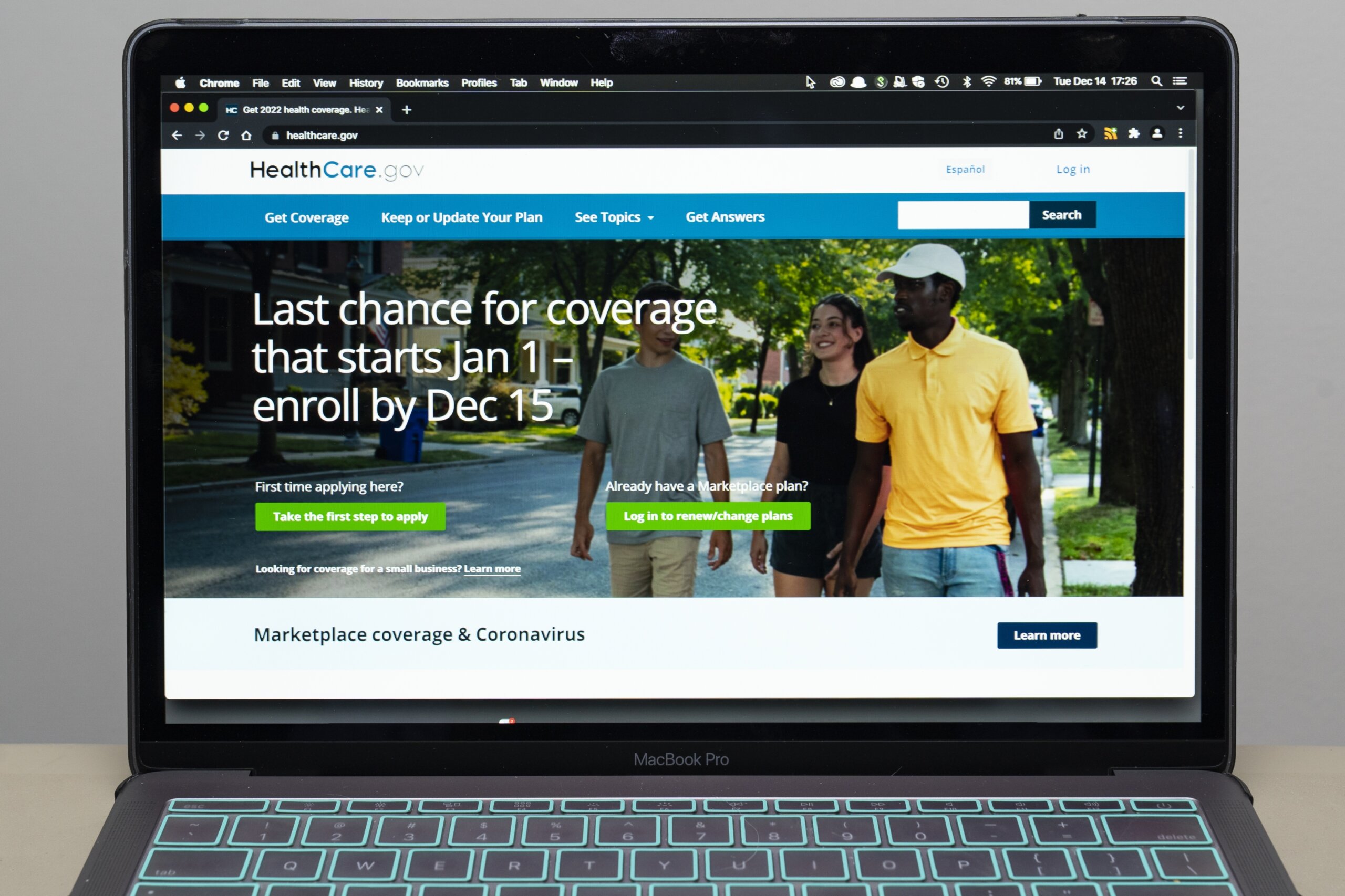 Deadline time for HealthCare.gov coverage that starts Jan. 1 WTOP News