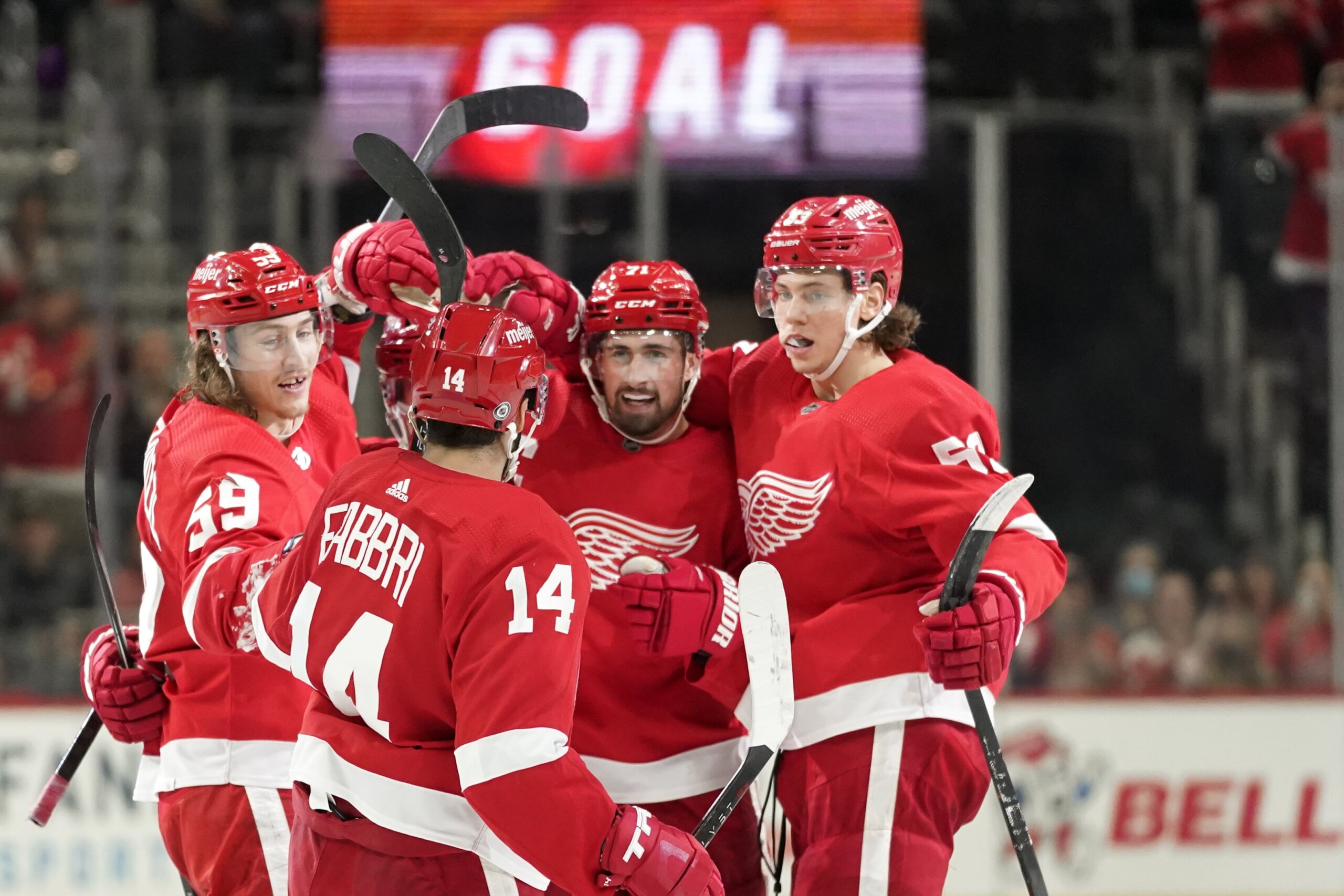 Raymond's OT goal lifts Red Wings past Hurricanes, 4-3