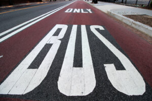 Montgomery County unveils dedicated bus lanes in Germantown