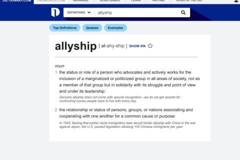 Dictionary.com anoints allyship word of the year for 2021