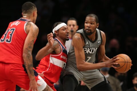 Wizards game at Brooklyn on Tuesday postponed due to Nets’ COVID-19 outbreak