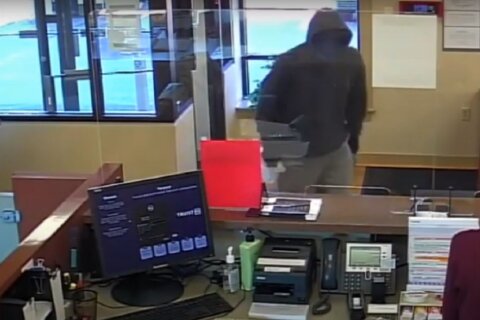 WATCH: Video released of Poolesville bank robbery