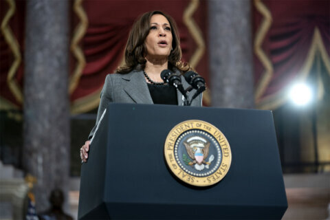 VP Kamala Harris on WTOP: Country at a ‘pivot point’ after Jan. 6; offers praise for Pence, Cheney
