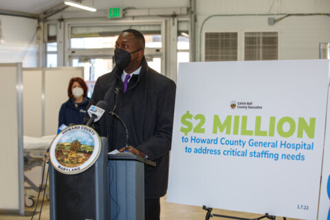 Over $2 million in federal funding helps Howard Co. with health care staffing during Omicron wave
