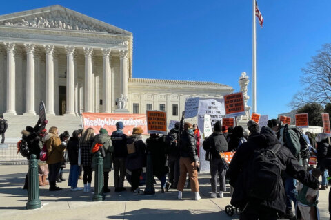 Rally for abortion rights at US Supreme Court