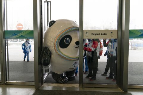 AP PHOTOS: Winter Olympic mascots through the years