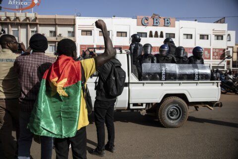 Gunfire near home of Burkina Faso’s leader after army mutiny
