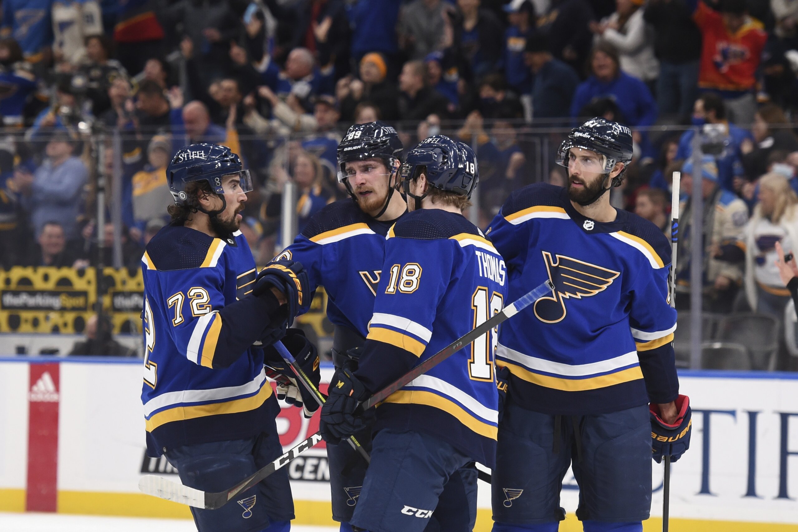 Blues' Tarasenko out against Blue Jackets because of illness