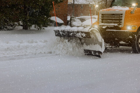 Snowplow driver shortages in Montgomery County and DC