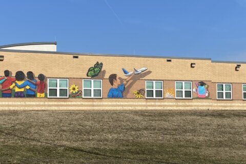 New mural on Capitol Heights school building aims to educate and inspire