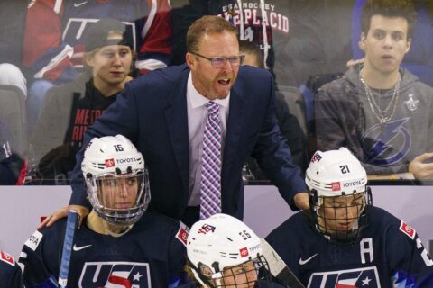 US women’s hockey coach Joel Johnson deftly juggles 2 jobs