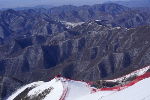 Alpine skiing hill at Beijing Olympics is a new test for all