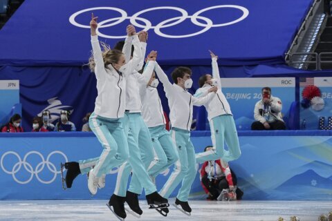Roundup of Olympic gold medals from Monday, Feb. 7
