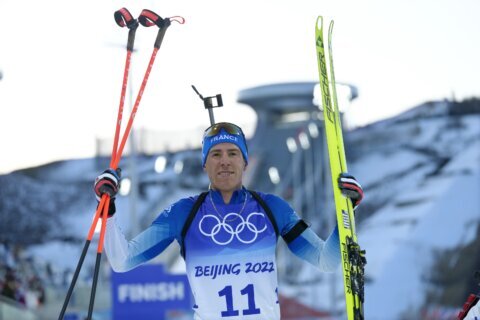 Fillon Maillet wins individual biathlon gold at Olympics