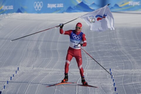 Alexander Bolshunov wins Olympic gold in 30K skiathlon