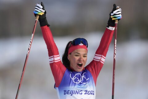 Russians take Olympic gold in women’s cross-country relay