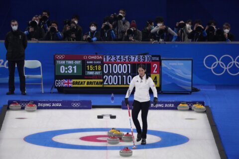 Britain wins Olympic women’s curling gold 10-3 over Japan