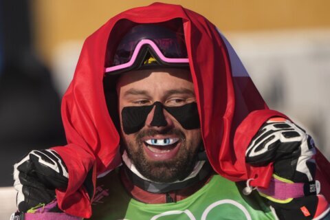 Regez leads 1-2 finish by Swiss in Olympic skicross final