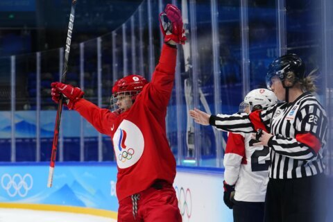 Russians win in women’s hockey after quarantine at Olympics