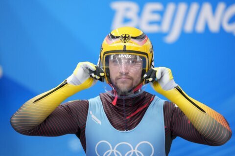 Germany’s Ludwig has lead midway through men’s Olympic luge