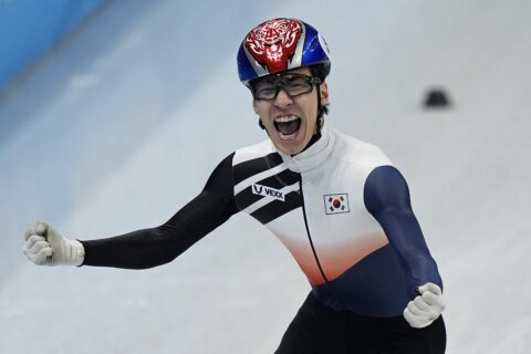 South Korea’s Hwang wins Olympic gold in short track