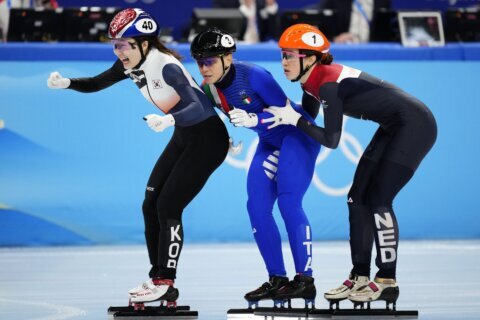 Choi wins 1,500 in Olympic short track; Canada takes gold