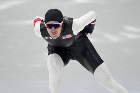 Casey Dawson hits Olympic ice after round-the-world dash