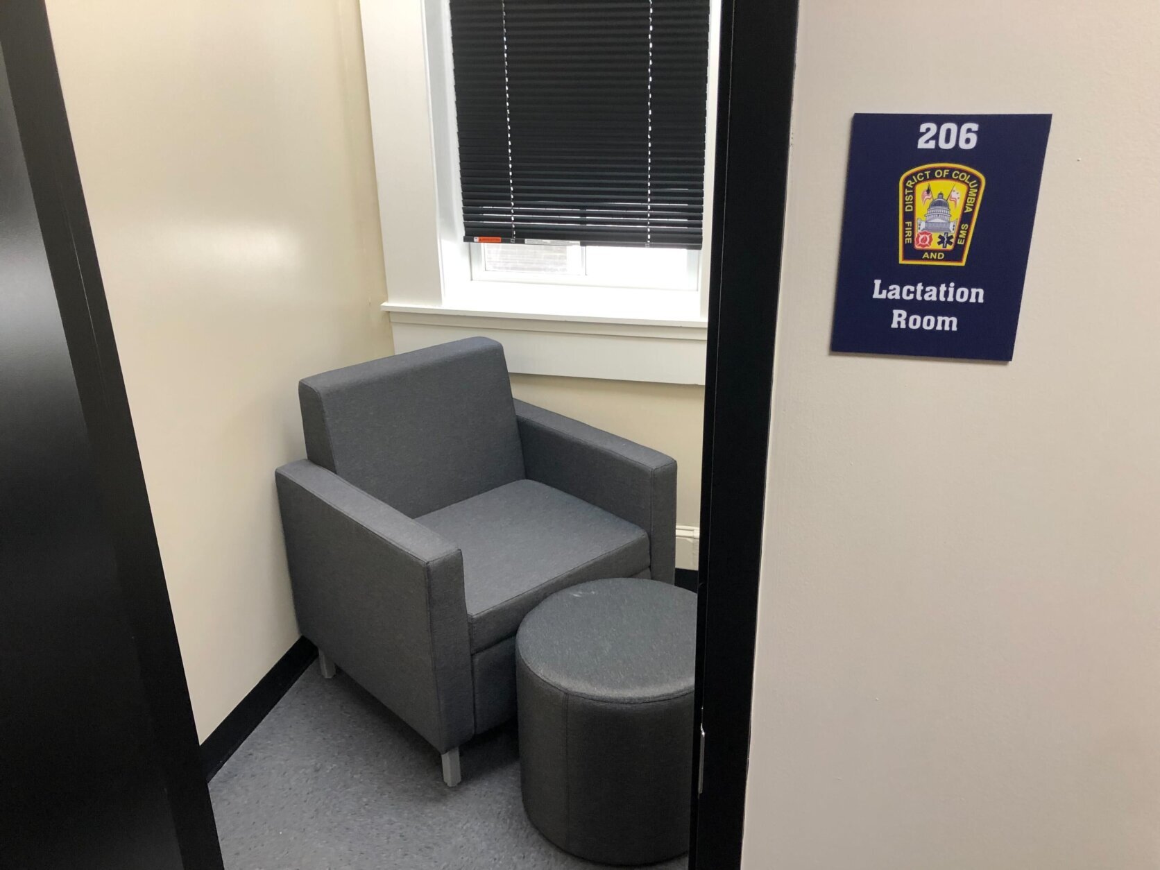 <p>A lactation room is also among the upgrades at the firehouse.</p>
