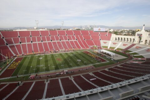 NASCAR goes West to LA Coliseum as warmup for the Super Bowl