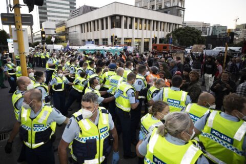 More protesters expected at thinning New Zealand blockade