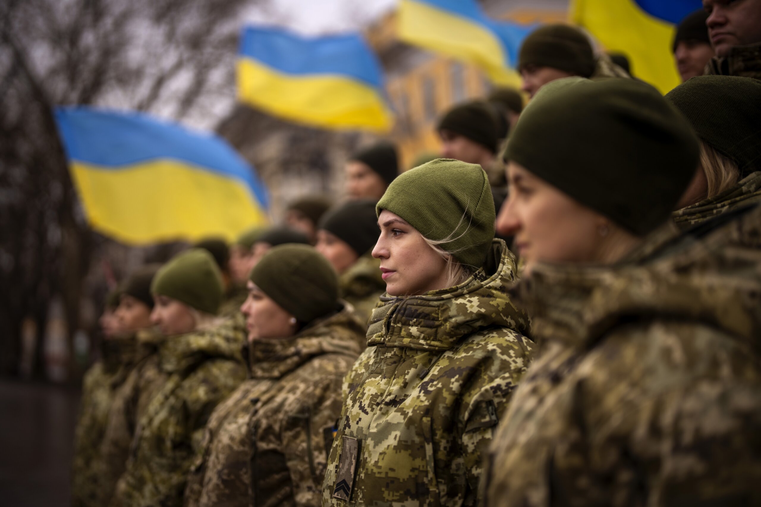 Ukraine On Unity Day Flags Convey Endurance Defiance Wtop News